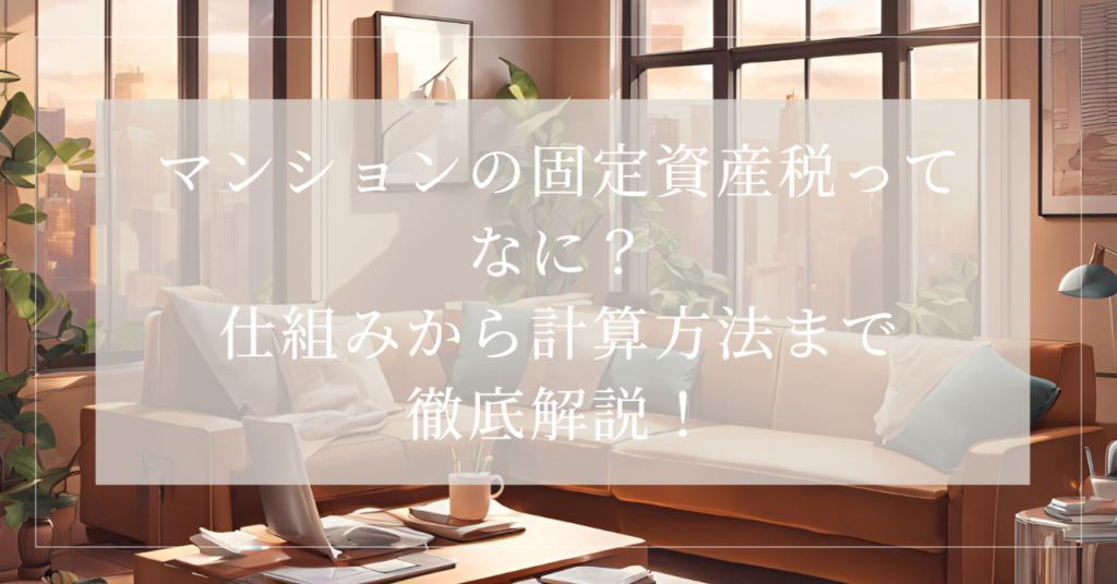 固定資産税とは マンション5